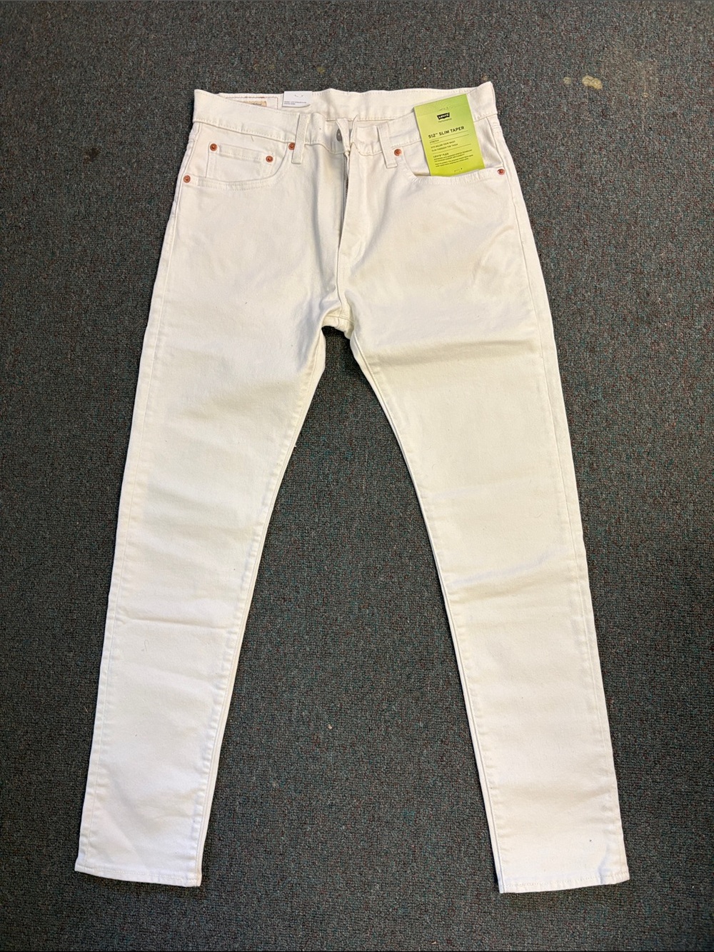 Levi's Men's White Skinny Jeans